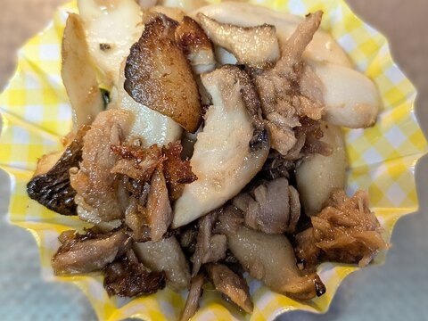 お弁当の隙間おかず☆エリンギとツナのソテー